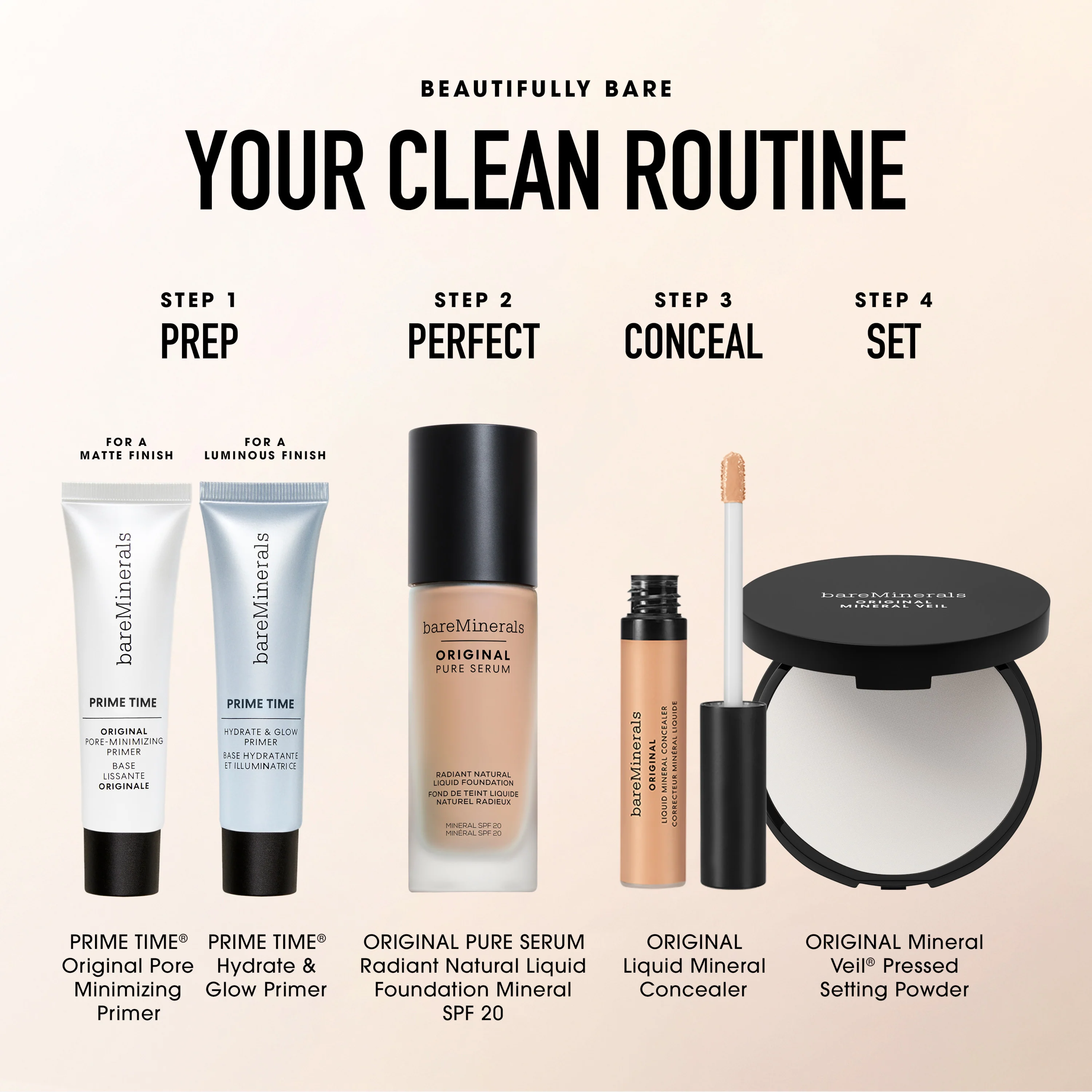 ORIGINAL Pure Serum Radiant Natural Liquid Foundation Mineral SPF 20 - Image 102